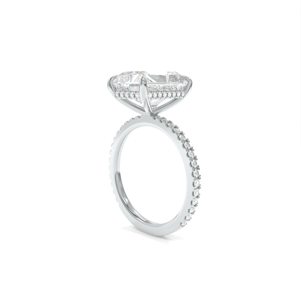 Taylor Ring - 9.5x7.5mm Radiant TTG Moissanite