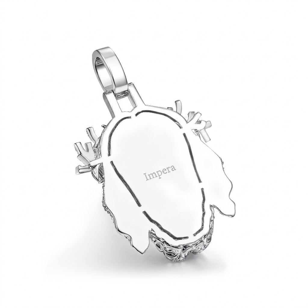 Diamond Jesus Piece Iced Moissanite Pendant