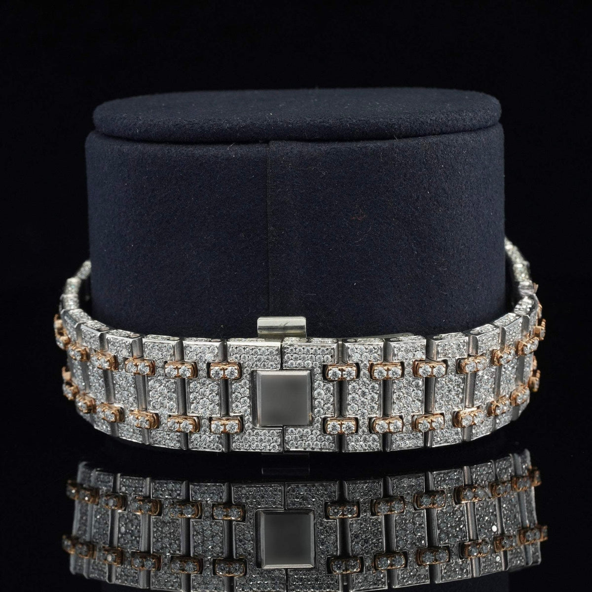 Moissanite Diamond Iced Out Automatic Wrist Watch for Men