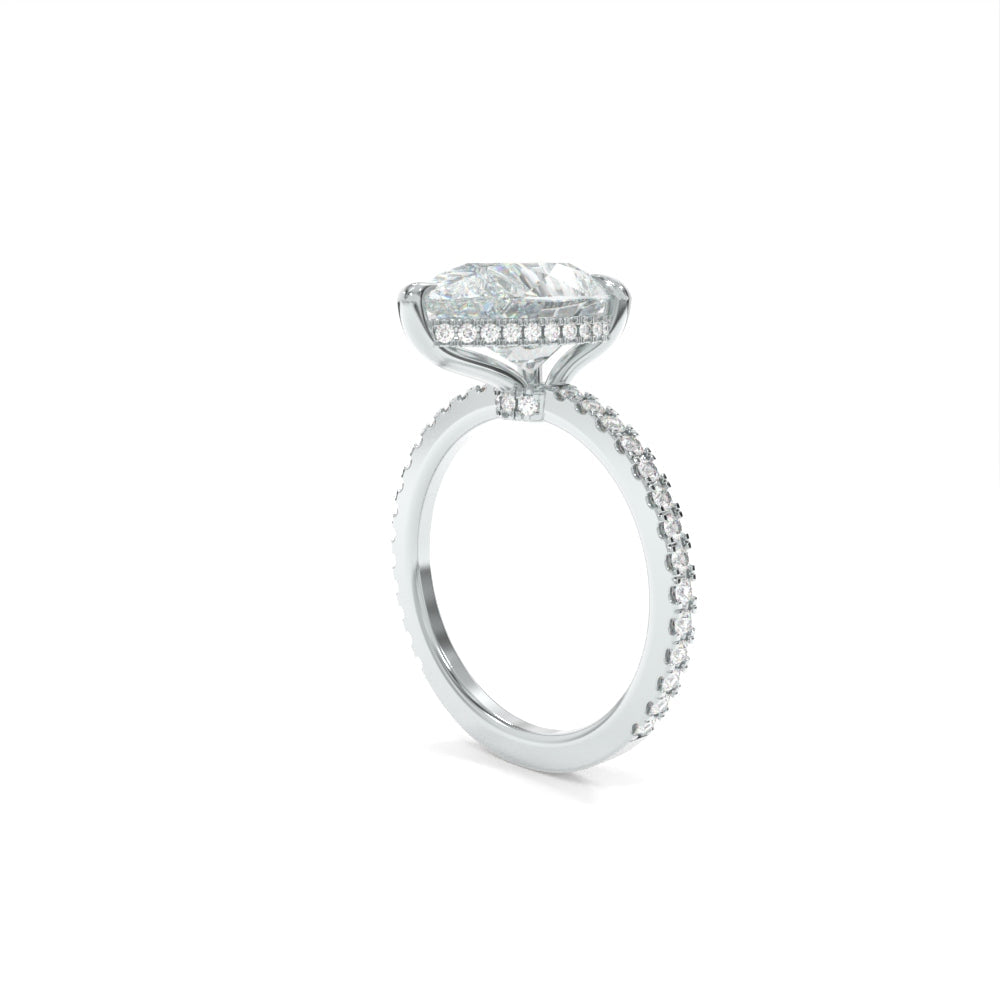 Avery Ring - 11x7.5mm Pear TTG Moissanite