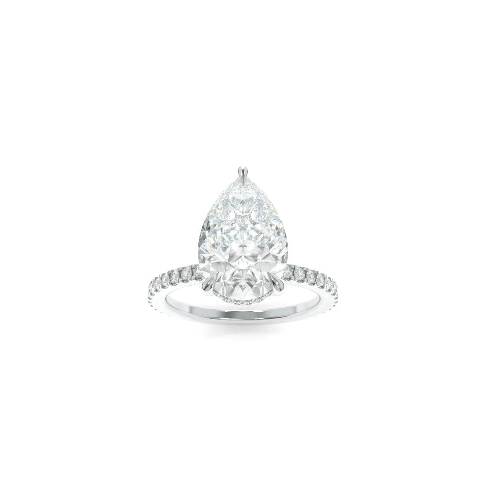 Avery Ring - 11x7.5mm Pear TTG Moissanite