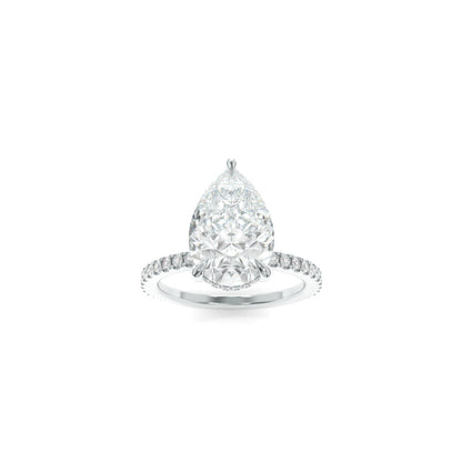 Avery Ring - 11x7.5mm Pear TTG Moissanite