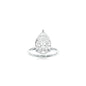 Avery Solitaire - 11x7.5mm Pear TTG Moissanite