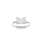 Brenna Solitaire - 8x6mm Emerald TTG Moissanite