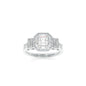 Clara Ring - 8mm Asscher TTG Moissanite