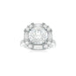 Cordelia Ring Large- 8.5mm Old European Cut Round TTG Moissanite