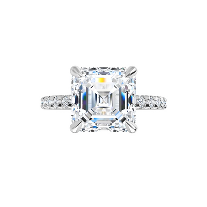 Chloe French Set Lab Diamond Ring