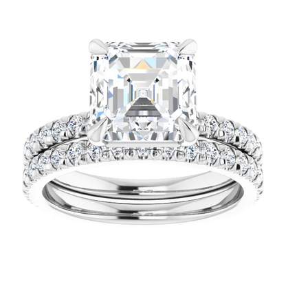 Chloe French Set Lab Diamond Ring