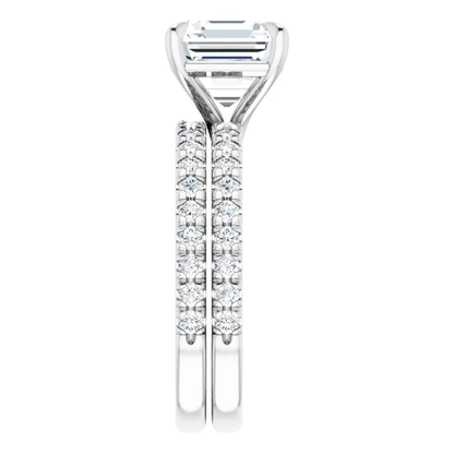 Chloe French Set Lab Diamond Ring