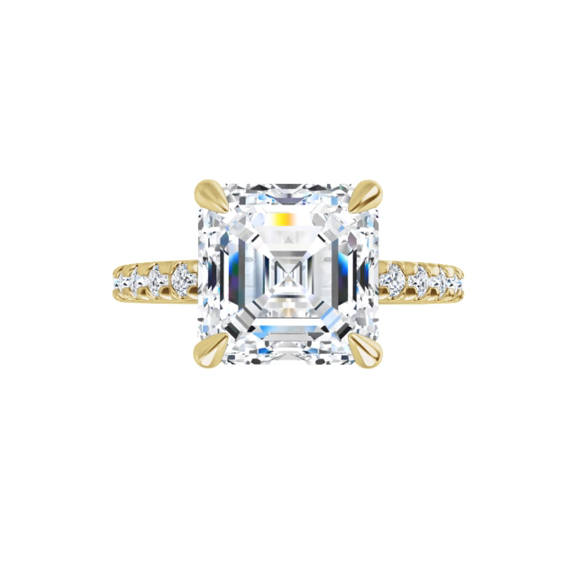 Chloe French Set Lab Diamond Ring