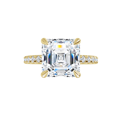 Chloe French Set Lab Diamond Ring