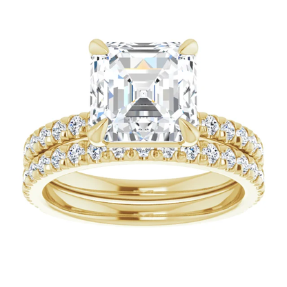 Chloe French Set Lab Diamond Ring