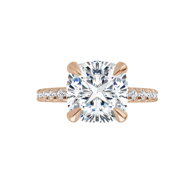 Chloe French Set Lab Diamond Ring
