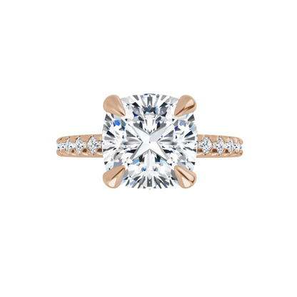 Chloe French Set Lab Diamond Ring
