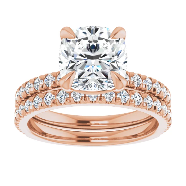Chloe French Set Lab Diamond Ring