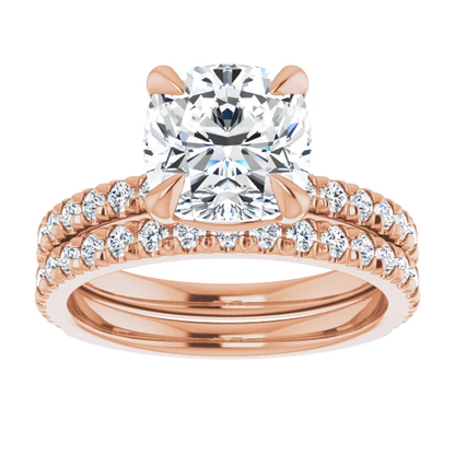 Chloe French Set Lab Diamond Ring