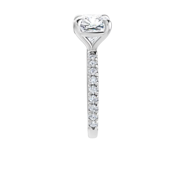 Chloe French Set Lab Diamond Ring