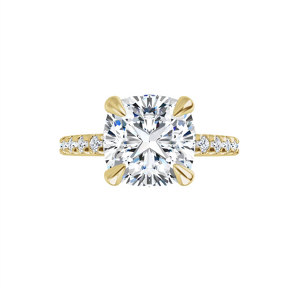 Chloe French Set Lab Diamond Ring