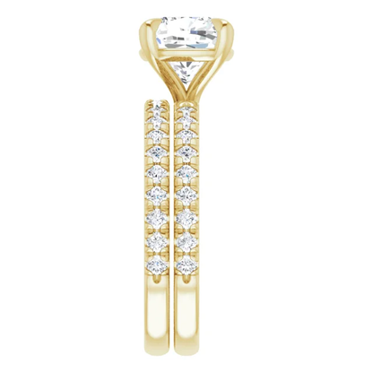 Chloe French Set Lab Diamond Ring
