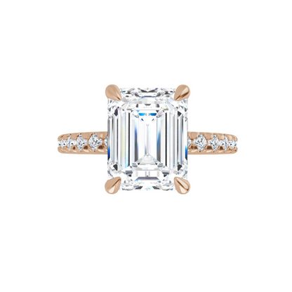 Chloe French Set Lab Diamond Ring