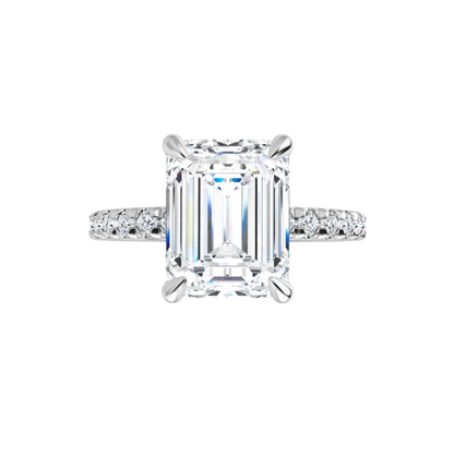 Chloe French Set Lab Diamond Ring