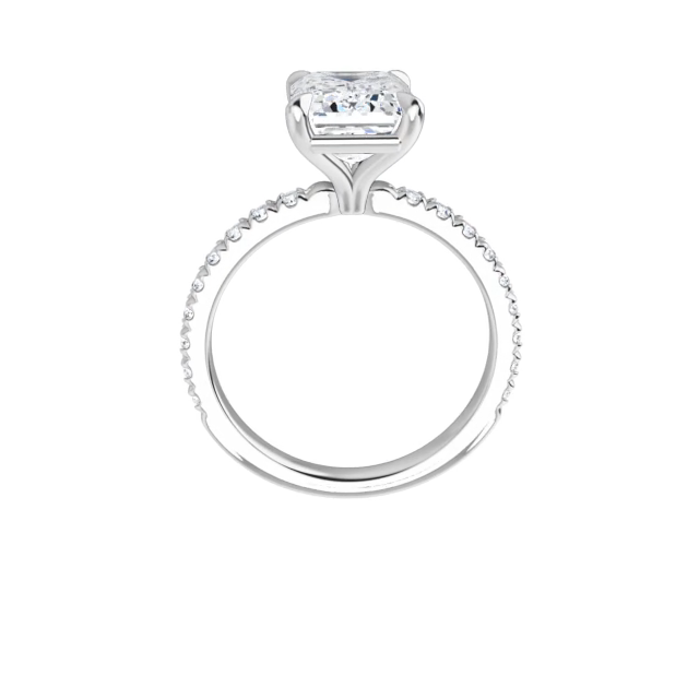 Chloe French Set Lab Diamond Ring