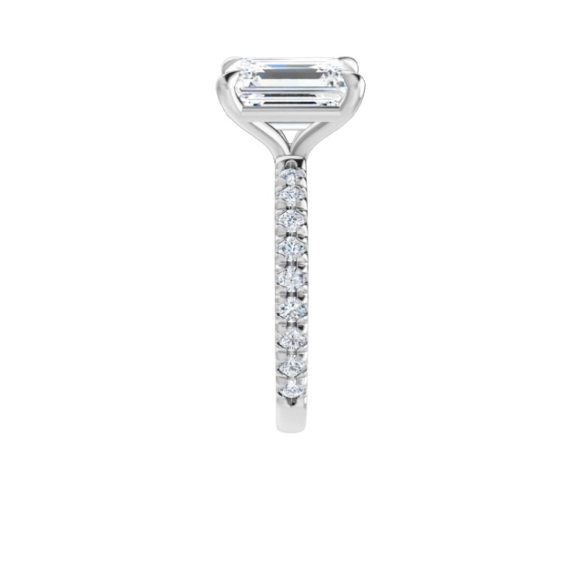 Chloe French Set Lab Diamond Ring