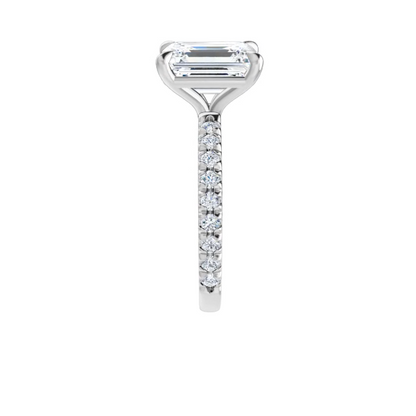 Chloe French Set Lab Diamond Ring
