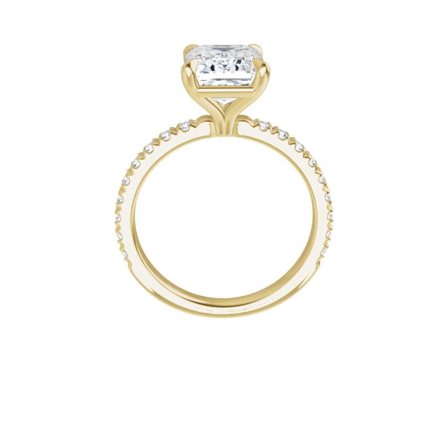 Chloe French Set Lab Diamond Ring