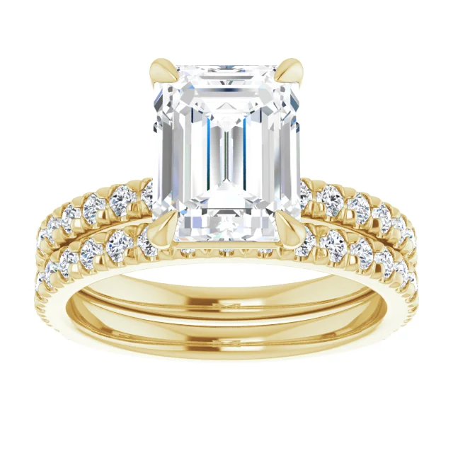 Chloe French Set Lab Diamond Ring