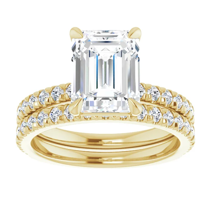 Chloe French Set Lab Diamond Ring