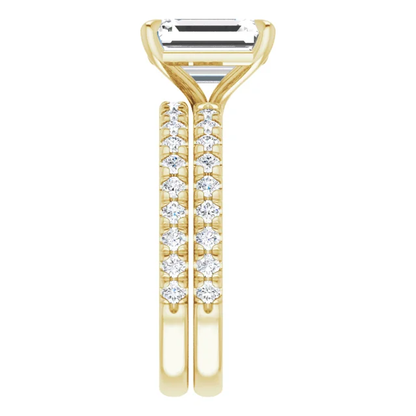 Chloe French Set Lab Diamond Ring