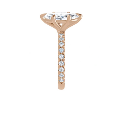 Chloe French Set Lab Diamond Ring