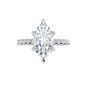 Chloe French Set Lab Diamond Ring