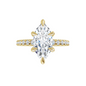 Chloe French Set Lab Diamond Ring