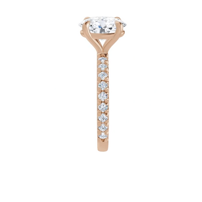 Chloe French Set Lab Diamond Ring
