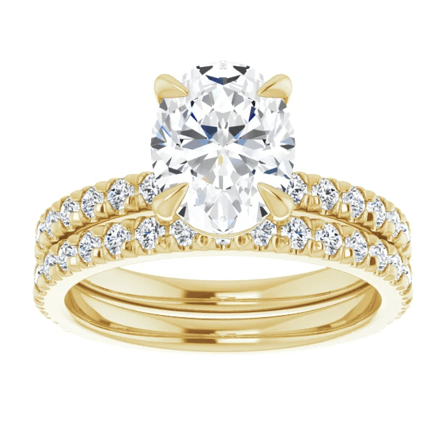 Chloe French Set Lab Diamond Ring