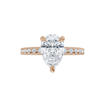Chloe French Set Lab Diamond Ring