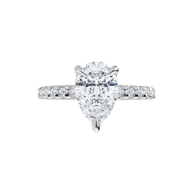 Chloe French Set Lab Diamond Ring