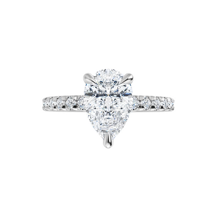 Chloe French Set Lab Diamond Ring