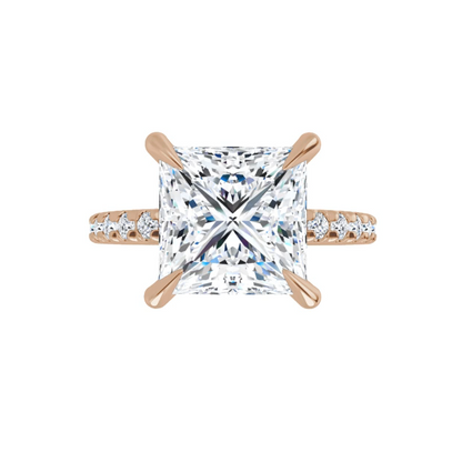 Chloe French Set Lab Diamond Ring