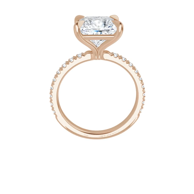 Chloe French Set Lab Diamond Ring