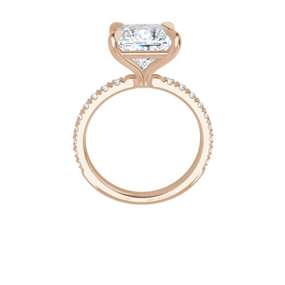 Chloe French Set Lab Diamond Ring