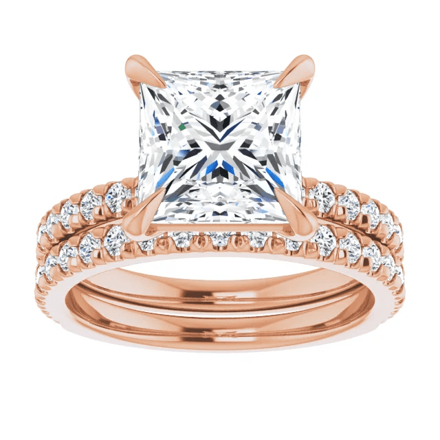 Chloe French Set Lab Diamond Ring