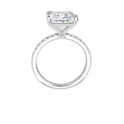 Chloe French Set Lab Diamond Ring