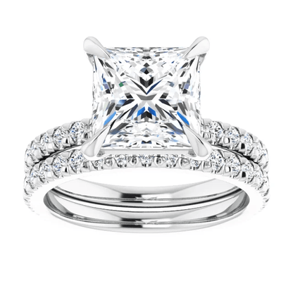 Chloe French Set Lab Diamond Ring