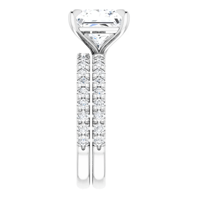 Chloe French Set Lab Diamond Ring