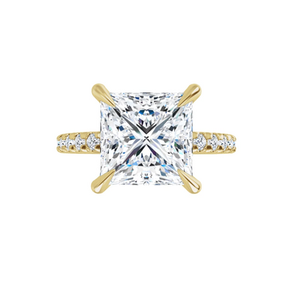 Chloe French Set Lab Diamond Ring