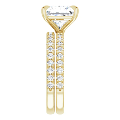 Chloe French Set Lab Diamond Ring