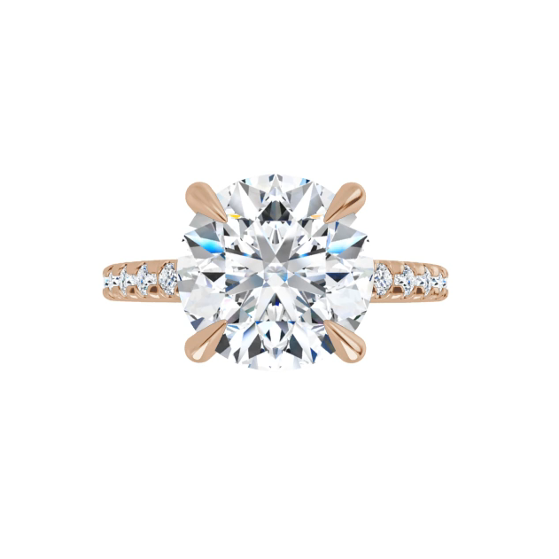 Chloe French Set Lab Diamond Ring